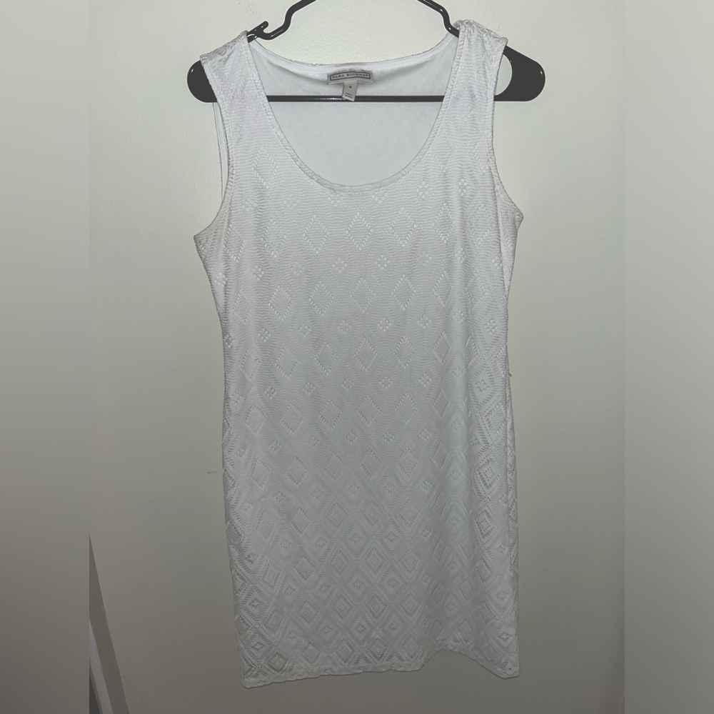 White Patterned Dress